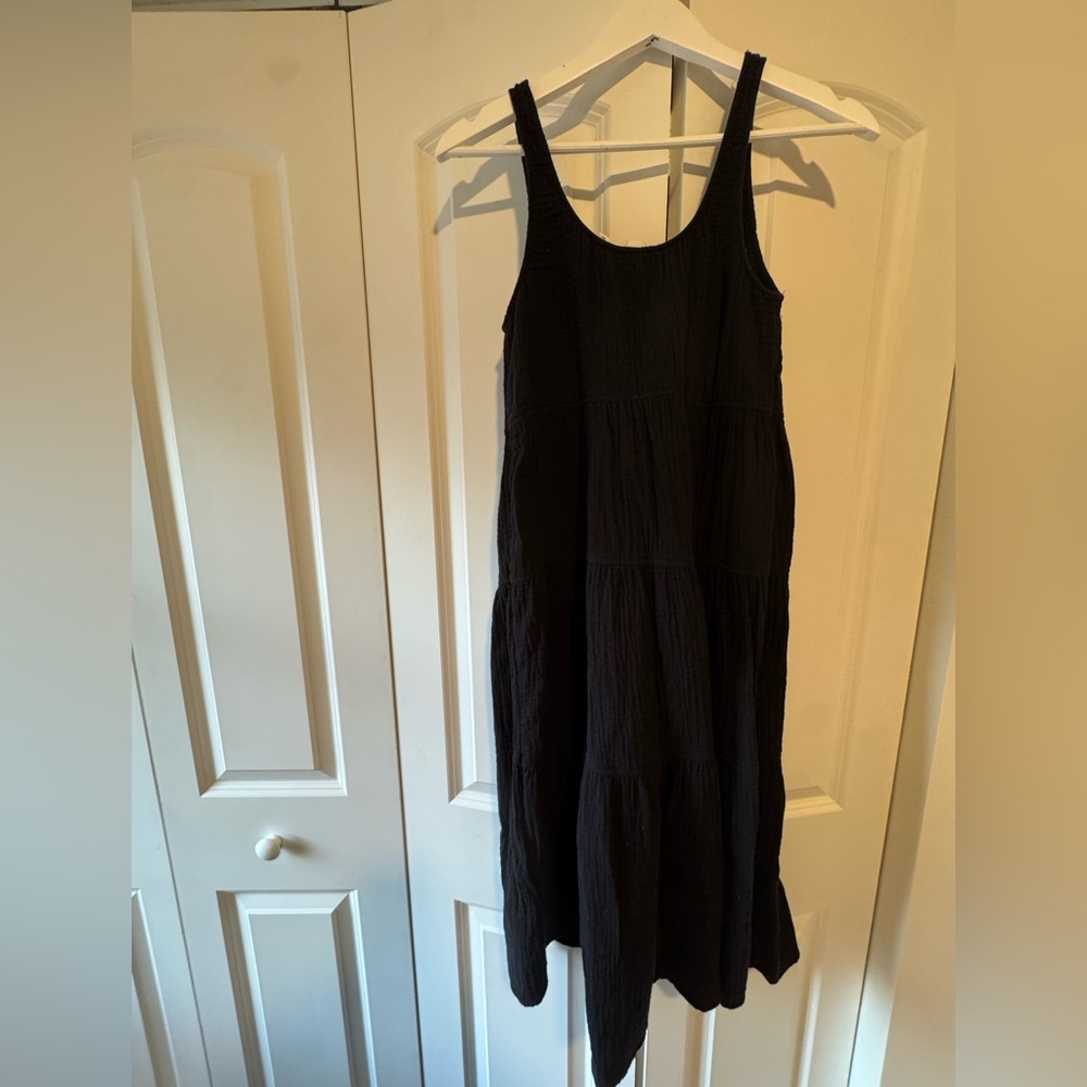 Wilfred Black Midi Tank Dress